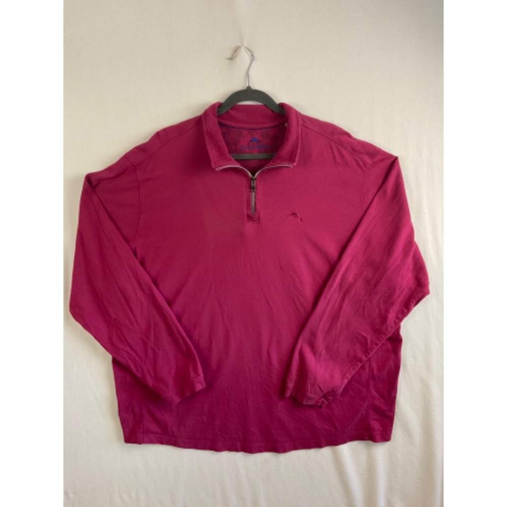 Tommy Bahama Sweatshirt Men's XXL Pullover 1/4 Zip Long Sleeve Casual Top